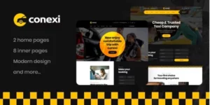 Conexi Taxi Booking Service WordPress Theme + RTL 2.0破解版主题