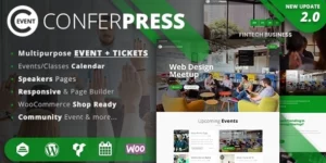 ConferPress Multipurpose Event Tickets WordPress Theme 2.8破解版主题