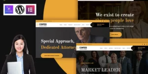 Confess Lawyer Attorney and Law Firm WordPress Elementor Theme WordPress Theme 1.0.0破解版主题