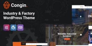 Congin Industry Factory WordPress Theme 1.0.3破解版主题