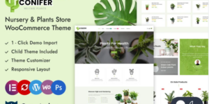 Conifer Plant Store WooCommerce Theme 1.0破解版主题