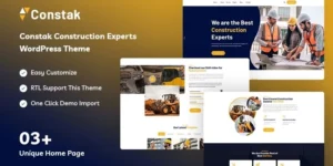 Constak Construction Experts WordPress Theme 1.0.0破解版主题