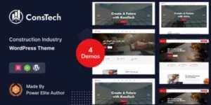 Constech Construction WordPress Theme 1.0破解版主题