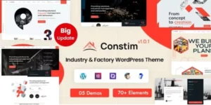 Constim Industry Factory WordPress Theme 1.0.1破解版主题