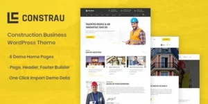 Constrau Construction Business WordPress Theme 1.2.4破解版主题