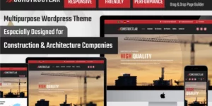 Constructlar Multipurpose Construction Architecture WordPress Theme WordPress Theme 1.0.0破解版主题