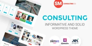 Consulting Co Informative And Solid WordPress Theme 1.0.1破解版主题