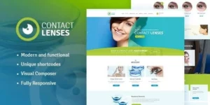 Contact Lenses Store Vision Therapy Clinic Doctor WordPress Theme 1.2破解版主题