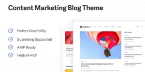 Contentberg Blog Content Marketing Blog Theme 3.0.1破解版主题