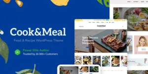 Cook&Meal Food Blog Recipe WordPress Theme 1.0.1破解版主题