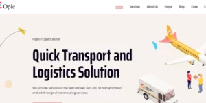 Copic – Transport Logistics WordPress Theme 1.1破解版主题