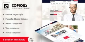 Copious Multiuse WordPress Theme 1.0破解版主题