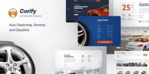 Corify WordPress Car Listings Dealership Theme 1.0.10破解版主题
