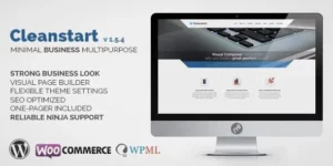Corporate Business WordPress Theme Cleanstart 2.1.0破解版主题