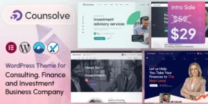 Counsolve Consulting Investments WordPress Theme 1.0破解版主题