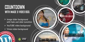 CountDown With Image or Video Background Responsive WordPress Plugin 1.5破解版插件