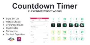 Countdown Timer Elementor Page Builder Addon 1.0.2破解版插件