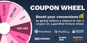 Coupon Wheel For WooCommerce and WordPress 3.6.0破解版插件