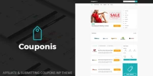 Couponis Affiliate Submitting Coupons WordPress Theme 3.1.9破解版主题