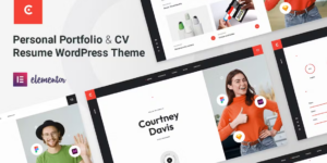 Courtney – Personal Portfolio WordPress Theme 1.2.2破解版主题