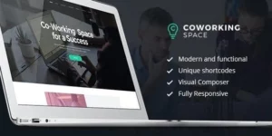 Coworking Open Office Creative Space WordPress Theme 1.6.1破解版主题