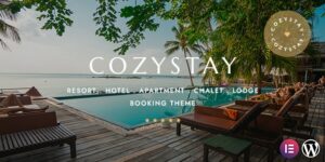 CozyStay Hotel Booking WordPress Theme 1.3.0破解版主题