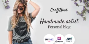 CraftBird Handmade Artist Personal Blog WordPress theme WordPress Theme 1.0.1破解版主题