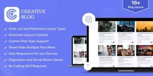Creative Blog Designer Bundle for WordPress 1.0破解版插件