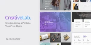 Creative Lab Studio Portfolio Design Agency WordPress Theme 1.1.7破解版主题
