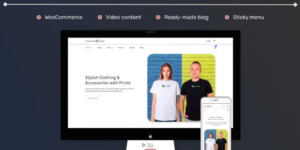 Creative Style Clothing and Accessories Print Store Woocommerce WordPress Theme 1.0破解版主题