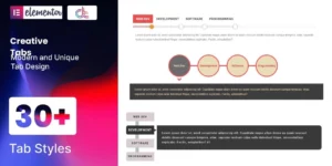 Creative Tabs addon for elementor 1.0.2破解版插件