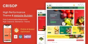 Crisop Elementor Grocery Store Food WooCommerce Theme 1.1.0破解版主题