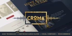Croma Music WordPress Theme with Ajax and Continuous Playback 3.5.9破解版主题