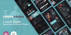 Cross Arena Crossfit Studio WordPress Elementor Theme WordPress Theme 1.0.0破解版主题