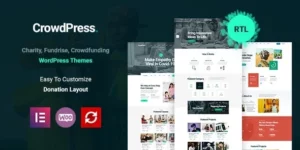 CrowdPress Crowdfunding Responsive WordPress Theme 1.0.5破解版主题