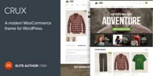 Crux A modern and lightweight WooCommerce theme 2.2.0破解版主题
