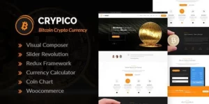 Crypico Crypto Currency WordPress Theme 1.3破解版主题