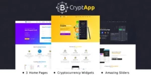 CryptApp Landing Page  2.5 2.5破解版主题