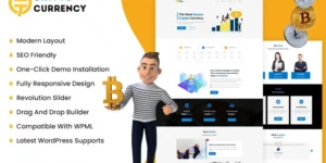 Crypto Currency WordPress Theme 1.0.0破解版主题