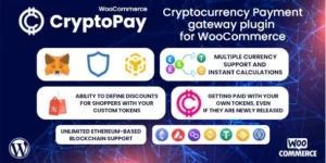 CryptoPay WooCommerce Cryptocurrency payment gateway plugin 2.4.5破解版插件