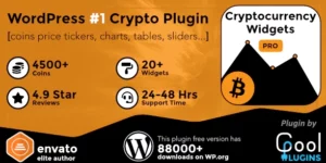 Cryptocurrency Widgets Pro WordPress Crypto Plugin 3.7破解版插件