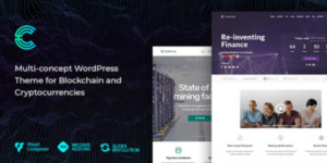 Cryptonite  – Blockchain and Cryptocurrencies WordPress Theme 1.1.5.1破解版主题