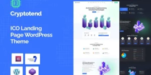 Cryptotend ICO Landing Page WordPress Theme 1.0.0破解版主题