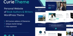 Curie – WordPress Theme For Authors And Writers 1.0破解版主题