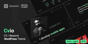 Cvio CV Resume Theme 3.3.0破解版主题