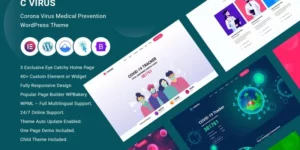 Cvirus Corona virus Medical Prevention WordPress Theme 1.0.0破解版主题