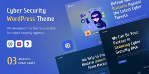 Cycure Cyber Security Services WordPress Theme 1.0.1破解版主题