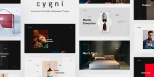 Cygni Interactive Portfolio Showcase Theme 2.0.2破解版主题