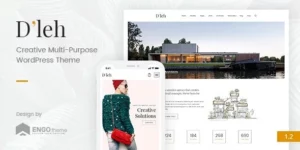D’leh Creative Multi-Purpose WordPress Theme 1.2破解版主题