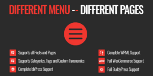 DIFFERENT MENU IN DIFFERENT PAGES 1.0.3破解版插件